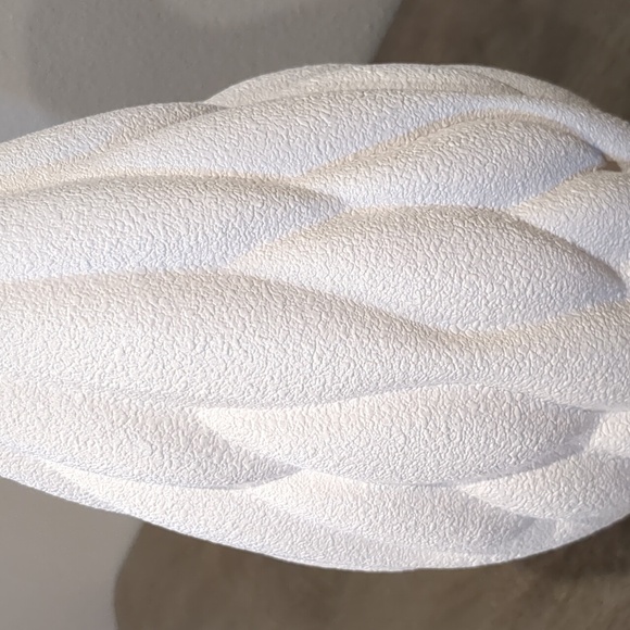 Royal Haeger ©️ 489 USA Weave Pattern Textured Tall Vase Art 14" - Picture 15 of 16